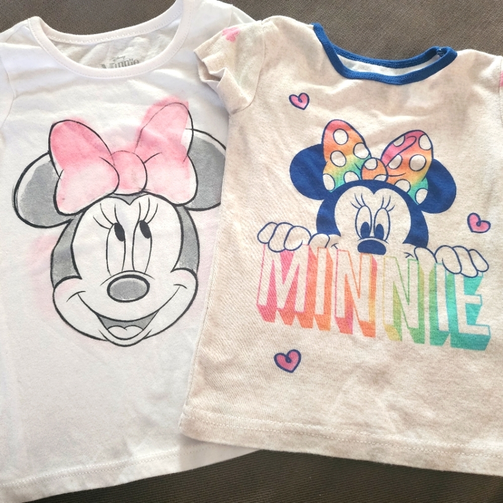 Disney Minnie Mouse Tees (3T and.3/4)
